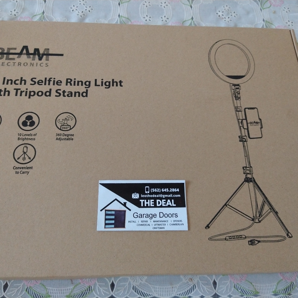 Selfie ring light